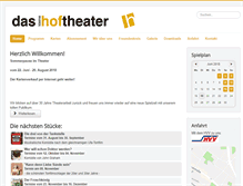 Tablet Screenshot of hoftheater.de